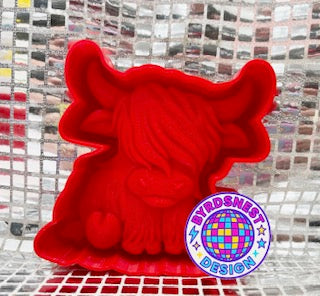 3D Highland Cow