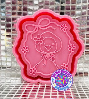 Cute Goose Ribbon Frame
