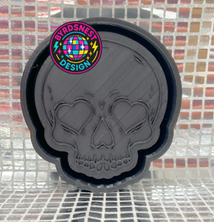 Heart Eyed Skull