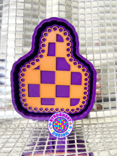 Checkered Cow Tag