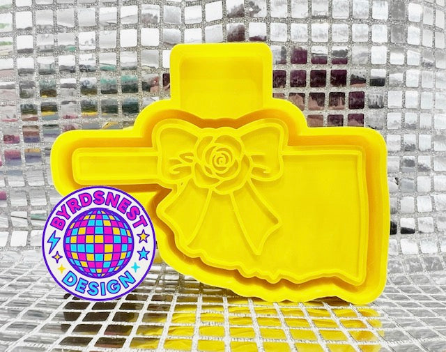 State Flower W/Bow (7 states to choose from)