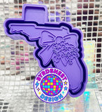 State Flower W/Bow (7 states to choose from)