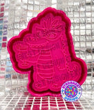 BNDX Mardi Gras Gator w/ Drink