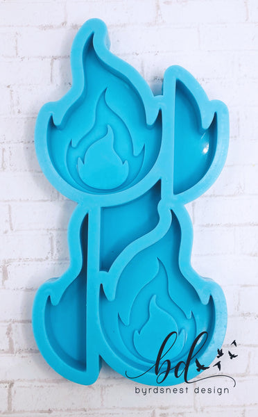 Flame straw topper mold – Byrdsnest Design
